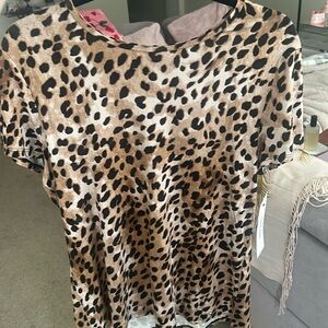 Calvin Klein Animal print short sleeve shirt